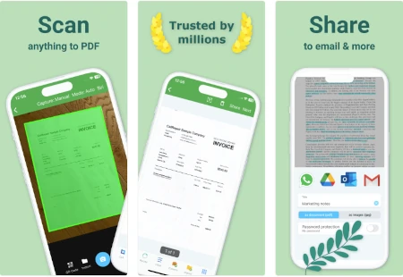 Docutain App Store screenshots